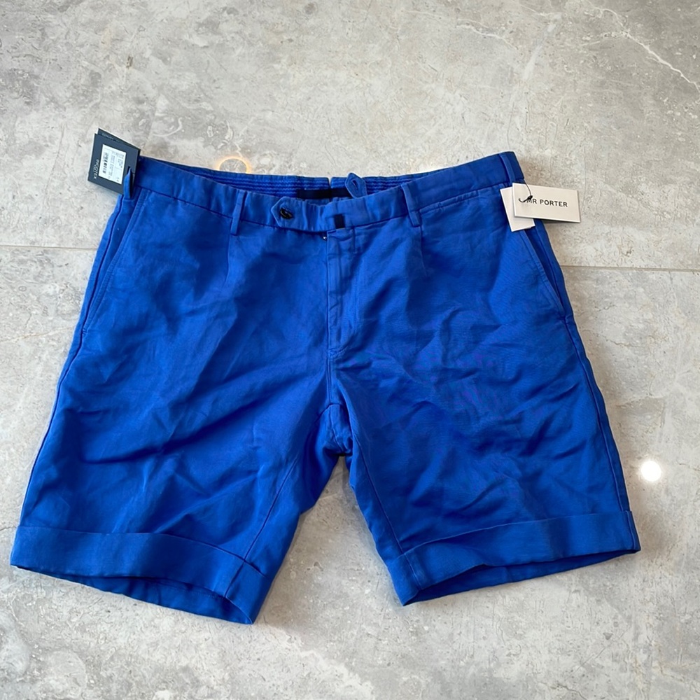 🆕🏷️ Mr Porter Incotex Blue Shorts - Size 54
